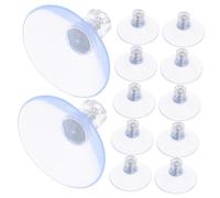 Yardenfun 20 Pièces Ventouses à Vis Transparentes pour Verre Table Aquarium Salle de Bain Supports Réutilisables Ajustables Sans Résidu