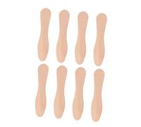 Yardenfun 200 Pièces Cuillères pour Glace et Desserts Écologiques Spoons Naturel Lisses et Solides pour Dégustation Alternative Aux Cuillères Plastique