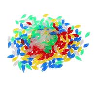 Yardenfun 250 Pièces 250 Abat-jours Multicolores en Plastique de Pomme de Pin, Accessoires Résistants aux Intempéries pour Guirlandes Lumineuses Solaires, Décorations LED pour Jardin et