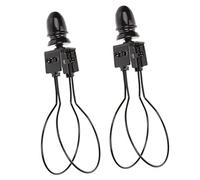 Yardenfun 2pièces Adaptateurs Lampe Clips Métalliques Résistants Pour Abat-jour Accessoires Lampe Pratiques Pour Fixer Abat-jour Sur Ampoule Standard Facile à Installer Et Noir