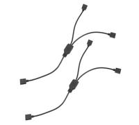Yardenfun 2pièces Câble Répartiteur Argb Broches à Rallonge pour Carte Mère Ordinateur Support De Plusieurs Périphériques Argb Installation Facile