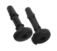 Yardenfun 2pièces Guide Appui-tête Tube Plastique pour Siège Voiture Installation Facile Compatible Universellement avec Véhicules Et Poids Lourds Protection des Tiges Appui-tête Couleur NOI