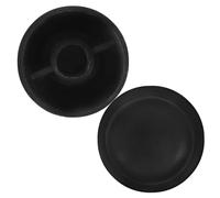 Yardenfun 2pièces Lot De Capuchons De Parapluie Protections Extrémité Embouts à Vis De Remplacement Accessoires De Réparation Pour Parapluie