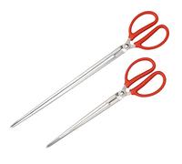 Yardenfun 2pièces Pince Longue Inoxydable Et Outil De Ramassage De Déchets Pour Aquarium Et Extérieur Pinces à Déchets Robustes