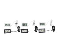 Yardenfun 3 Ensembles Thermomètre Numérique Intégré Pour Réfrigérateur Lot De Affichage Digital Mini Et Portable Adapté Pour Intérieur Et Usage Polyvalent 2 Pièces * 3