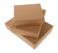 Yardenfun 3 Pièces Boîte Carton Kraft pour Cosmétique Parfum Élégant pour Présents