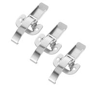 Yardenfun 3 pièces Lot de Boucles Métalliques Robustes pour Boîtes de Transport Loquets à Bascule Sécurisés et Style Rétro pour Valises et Équipements Industriels