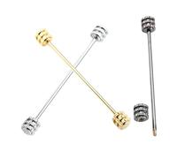 Yardenfun 3 Pièces Vintage Collar Bar Pins For Men Lapel Brooches For Suits And Tuxedos Elegant Boutonnières Wedding And Wear