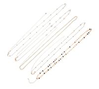 Yardenfun 3 Pièces Women's Multi-layered Adjustable Waist Chain Belts Rhinestone Body Jewelry For Beach Party And Dress Accessory