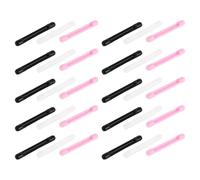 Yardenfun 30 Paires Embouts Anti-dérapants Silicone pour Branches de Lunettes Manchons Confortables pour Branches Oreille Compatible avec Montures de Lunettes Fatigue Auriculaire