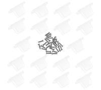 Yardenfun 30 pièces Clips de Fixation Ruban LED avec Vis Supports Montage Bande LED pour Intérieur et Extérieur Installation Facile et Maintien Stable pour Éclairage Décoratif