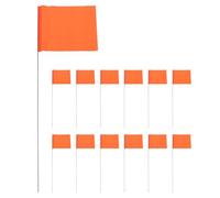 Yardenfun 30 Pièces Drapeaux de Jardin pour Marquage d'Irrigation et Balisage de Pelouse, Drapeaux de Signalisation Résistants pour Travaux Extérieurs