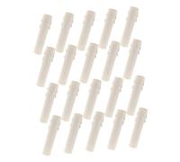 Yardenfun 30 pièces Lot de Protections Plastique pour Chandelier Manchons Blancs Anti-goutte de Cire Protège Douilles de Bougie pour Candelabra Faciles à Utiliser et Sécurisés