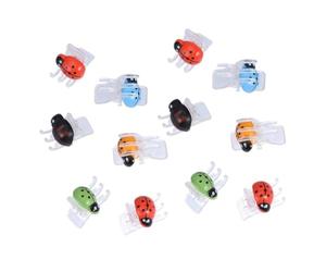 Yardenfun 30 Pièces Pinces en Plastique en Forme à Bon Dieu pour Orchidées, Clips Fixes de Jardinage Résistants pour Soutenir Tiges de Plantes et Vignes en Intérieur ou Extérieur
