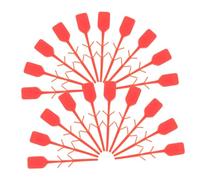 Yardenfun 300 pièces Scelle de Sécurité pour Extincteur Rouge Accessoires Durables Plastique pour Verrouillage et Identification Rapide pour Maintenance et Sécurité Incendie