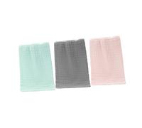 Yardenfun 3pièces Débarbouillettes Mousseline pour Garçon Fille Lot de Douces et Absorbantes pour Salive Peau Fragile