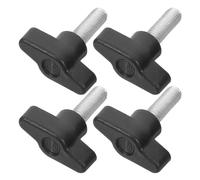 Yardenfun 4 Boutons Filetés - Boutons M8 en Acier Inoxydable, Poignées de Rechange, Vis à Oreilles, Boulons à Visser à La Main pour Gabarits de Travail Du Bois