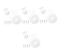 Yardenfun 4 Ensembles Accessoires Stores Enrouleurs Acier Inoxydable et Plastique Kit Fixation Installation Flexible pour Stores Intérieurs Réparation et Remplacement Faciles et Pratique