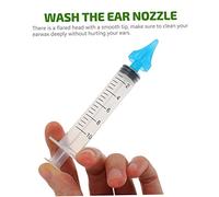 Yardenfun 4 ensembles Kit de Nettoyage Oreilles avec Plastique Graduée Outil Auriculaire Sûr et Éliminateur Cérumen Accessoire Soin