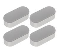 Yardenfun 4 pièces Coussinet Amortisseur pour Siège de Toilette Rehausseur de Hauteur Amortisseur Antibruit et Antidérapant pour Fixation Abattant Wc Compatible Accessoires Bidet