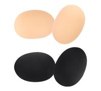Yardenfun 4 Pièces Coussinets Silicone Réhausseur Fesses Auto-adhésifs Réutilisables Rembourrage Invisible et Respirant pour Leggings et Robes Confortables et Discrets pour Sablier