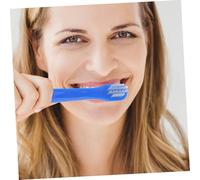 Yardenfun 4 pièces Lot de Brosses à Dents Double Tête Petites pour Dentier Nettoyage Oral Brosse Fine et Ferme pour Adultes Pack et Pratique