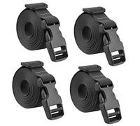 Yardenfun 4 pièces Lot de Sangles Élastiques Robustes Multi-usages pour Bagages Fixation Coffre et Toit Voiture Réglables et Résistantes pour Camping et Extérieur