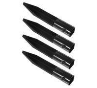 Yardenfun 4 pièces Piquets Métalliques Renforcés pour Lampes Solaires Extérieur Accessoires de Fixation Stables et Résistants Au Vent Remplacement pour Éclairage de Jardin et Parasols