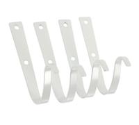 Yardenfun 4 pièces Support Mural pour Plantes Suspendues Fer Forgé S Lot de Crochets Robustes pour Jardinières Mangeoires à Oiseaux et Décorations Extérieures Fixation Couleur Aléatoire