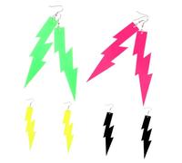 Yardenfun 4paires Lot Boucles Oreilles Pendantes Acrylique Pour Femme Design à Crochets Et Confortable Pour Fêtes Et Mariages