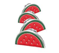 Yardenfun 4pièces Broche Forme Pastèque Originale Épingle Mode Pour Chapeaux Manteaux Et Sacs Lot Esprit Fruité Accessoire Élégant Pour Femmes