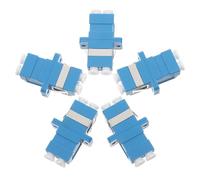 Yardenfun 5 pièces Adaptateur Fibre Optique LC Duplex Kit Coupleur pour Connecteurs Fibre Simplex Compatible Réseau Transmission Stable