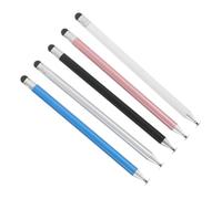 Yardenfun 5 Pièces Stylet Double Pointe Haute Sensibilité pour Tablette Smartphone Ergonomique Précis pour Dessin Écriture Compatible Écrans Tactiles Pack