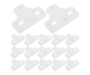 Yardenfun 50 entretoises de charnière à fermeture amortie - Amortisseurs pour charnières de placard invisibles à recouvrement hydraulique court, cales de joint pour portes de placard et de cuisine