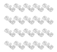 Yardenfun 50 Pièces Connecteurs Métalliques pour Canapé Angle Fixations Robustes Acier Inoxydable pour Meuble Clips Assemblage Rapides pour Canapé Modulable et Fauteuil Relax Maintien