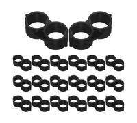 Yardenfun 50 Pièces Drip Irrigation End Closure Plugs Figure Eight Tubing End Caps for Garden Lawn Irrigation Systems Easy Install and Remove