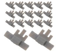 Yardenfun 50 Pièces Limiteur d'Angle d'Ouverture pour Charnières de Porte d'Armoire en Plastique, Lot de 50 Clips pour Fermeture Amortie, Compatible Meubles Cuisine, Protection