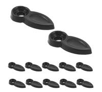 Yardenfun 500 Pièces Clips de Fixation pour Cadre Photo Noir Plastique Boutons Rotatifs Minces pour Support Stable et Sécurisé des Dos de Cadres Accessoires DIY pour Encadrement et