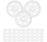 Yardenfun 500 Pièces Rondelles Plates Murale Plastique Fixation Isolantes pour de Polypropylène pour Distribution de Charge et Isolation