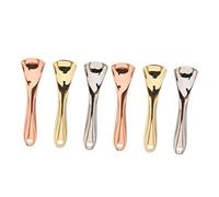 Yardenfun 6 pièces Cuillère de Massage pour Yeux Lot de Outil Cosmétique Multifonctionnel pour Crèmes et Masques Fatigue Oculaire Couleur Aléatoire Couleur Aléatoire Couleur Aléatoire