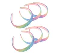 Yardenfun 6 Pièces Lot de Bandeaux Pailletés Larges pour Confortables et Accessoires Cheveux Scintillants pour Fêtes et Design Haute Couronne pour Look Princesse