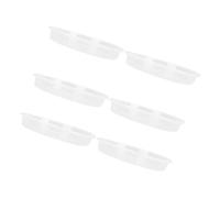 Yardenfun 6 pièces Lot de Plateaux de Protection pour Pots de Fleurs Transparente Plastique Rond pour Intérieur et Extérieur Collecteur Eau Débordement pour Plantes