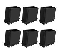 Yardenfun 6 pièces Lot Embouts Caoutchouc Antidérapants pour Échelle Protection et Isolante Patins Antidérapants pour Escabeau et Échelle Stabilité Renforcée