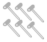 Yardenfun 6 Pièces Presse-dentifrice Métal Tube Roller Extracteur Clé Multifonction pour Dentifrice Colle Crèmes Cosmétique Usage Optimisé