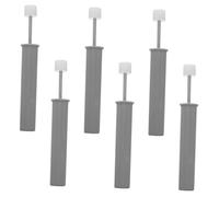 Yardenfun 6 Pièces Soft-close Damper For Trash Cans Metal Hydraulic Shock Absorber Buffer Quiet Lid Slow Closing Mechanism Easy Installation Compatible With Plastic And Stainless Steel Bins