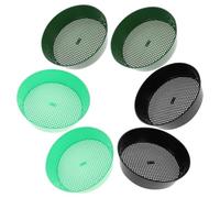 Yardenfun 6Pcs Jardinage Plastique Sol Tamis Jardin Sol Tamis pour en Plastique pour Roches Jardinier Rotatif Compost Compost pour Jardinage