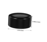 Yardenfun 8 Pièces Caps de Fin de Rampe Étanches Acier Inoxydable pour Escaliers et Bouchons Ronds Détachables Protège Mains Courantes pour Intérieur et Extérieur