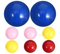 Yardenfun 8 Pièces Lot de Boutons de Meuble Ronds Style Nez de Clown Poignées Décoratives pour Tiroirs et Placards Quincaillerie Cuisine et Salle de Bain Installation Facile Matériau Design