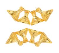 Yardenfun 8 Pièces Zinc Alloy Furniture Legs for Jewelry and Gift Boxes Vintage Small Beast Face Corner Protectors Easy Installation Retro Decorative Hardware for Home