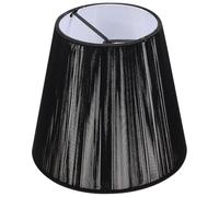 Yardenfun Abat-jour Tissu Brossé Noir Style Européen pour Lampe Murale Pied Couvre-ampoule Clip Design Élégant Adapté Chambre et Salon